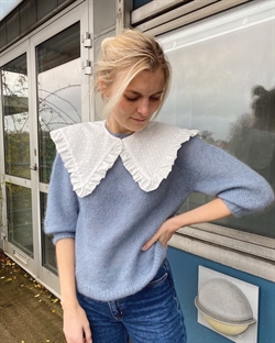strikkeopskrift novice sweater mohair petiteknit