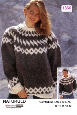 Nordisk sweater fra Hjertegarn