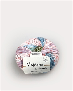Maja Color- Farveskiftende bomuld fra Permin Garn