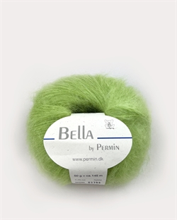 Bella fra Permin garn af mohair, uld og polyamid til  fluffy strik