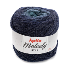 Melody Star - Merinould med glimmer fra Katia Garn