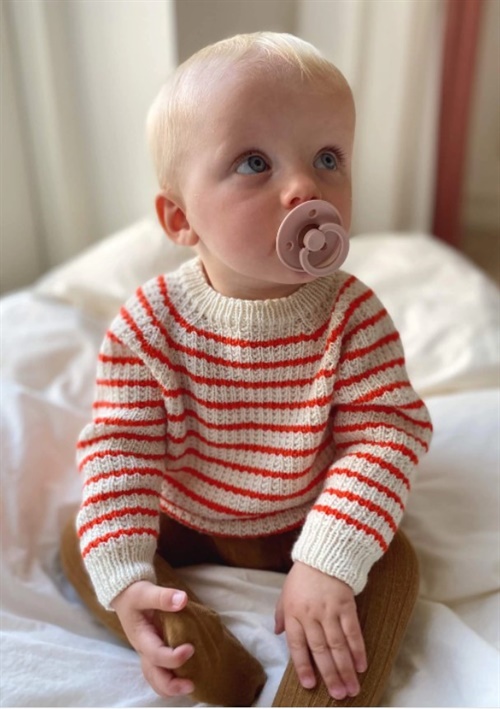 Strikkekit til Friday Sweater Baby fra PetiteKnit