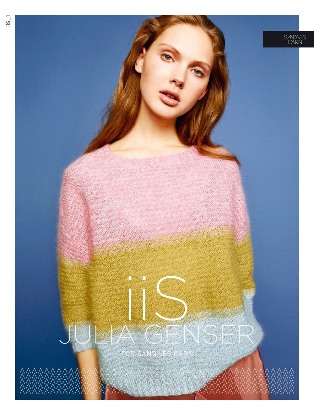 Julia genser fra Sandnes Garn i Silk Mohair