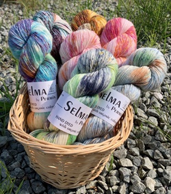 Selma - Håndfarvet uld fra Permin Garn