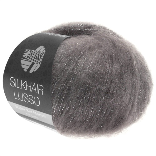 Silkhair Lusso - Mohair med glimmer fra Lana Grossa